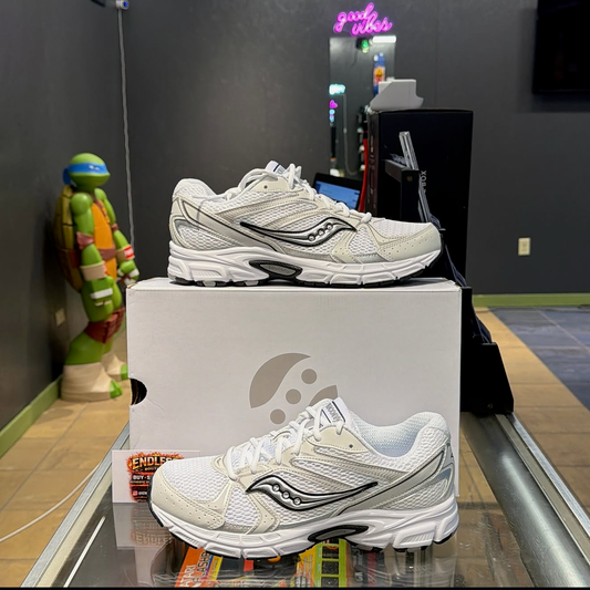 SAUCONY Grid White Silver